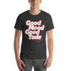 "Good Mood Good Tube" White/Red Strawberry Fields Short-Sleeve Unisex T-Shirt - Image 5
