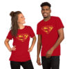 Superhero Strawberry Fields Short-Sleeve Unisex T-Shirt - Image 5