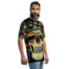 Toke Joints Skull + Rainbow MJ Leaves Men's T-shirt - Image 4