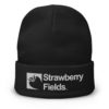 Strawberry Fields 'White Logo' Embroidered Beanie - Image 3