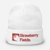 Strawberry Fields 'Red Logo' Embroidered Beanie - Image 2
