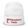Strawberry Fields 'Red Logo' Embroidered Beanie - Image 3